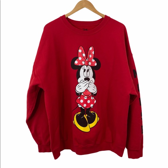 Disney Sweaters - Disney Mini Mouse woman’s pullover sweater size 2XL
